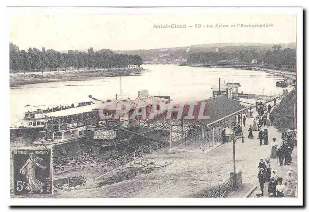 Saint-Cloud — 80 — Die Brüste und der Embarkationspier - Vorderseite
