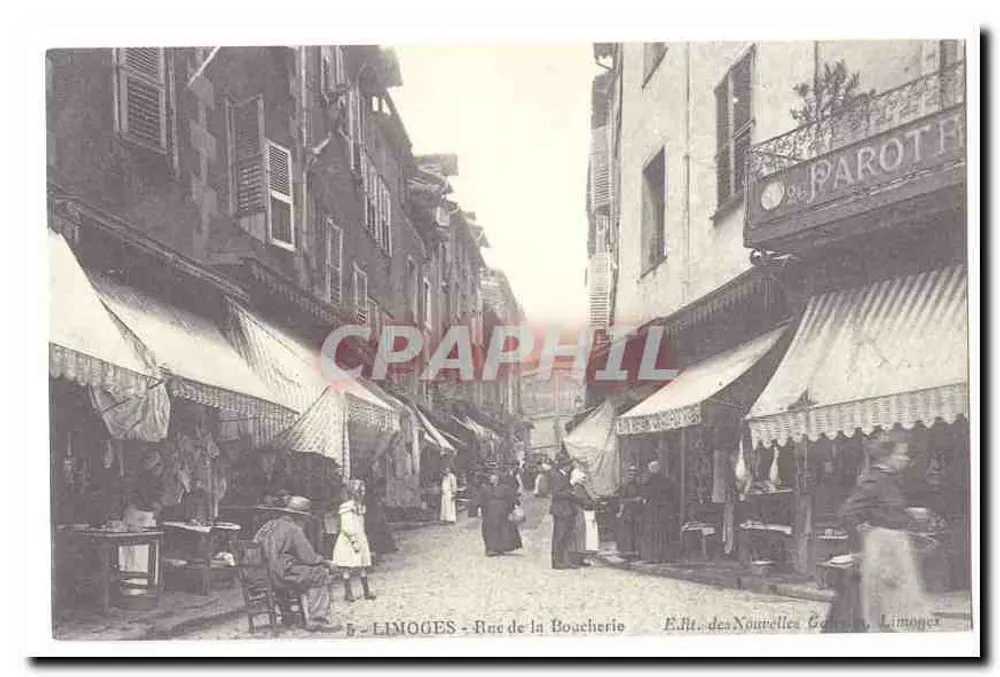 Limoges - Rue de la Boucherie — Verlag: Nouvelles Galeries, Limoges - Vorderseite