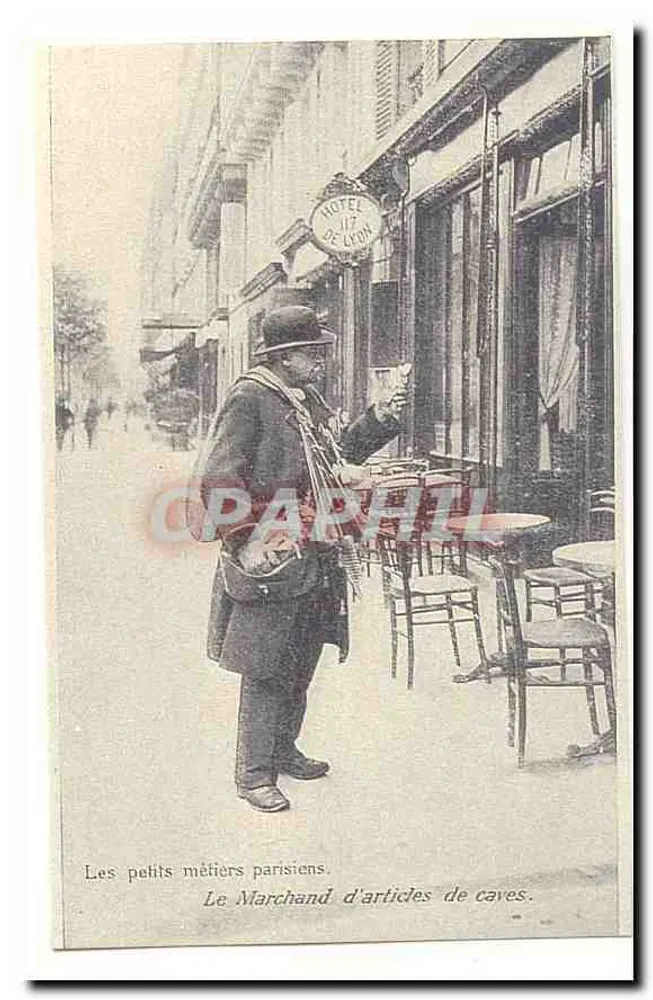 Der Händler mit Höhlenwaren — Die kleinen Handwerke von Paris — Verlag nicht sichtbar - Vorderseite