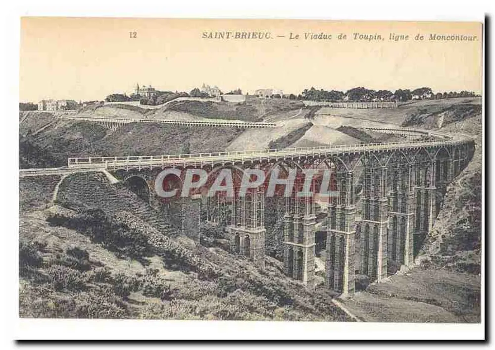 Saint-Brieuc — Der Viadukt von Toupin, Linie Moncontour - Vorderseite