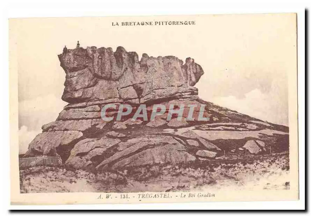 O Rei Gradlon — Trégastel — A Bretanha Pictórica - Frente