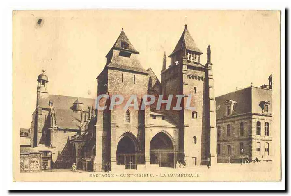 Saint-Brieuc - A Catedral — Bretagne - Frente