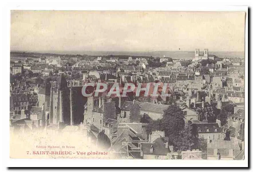 Saint-Brieuc - Vista geral — Edição Markhovel, n°7 - Frente