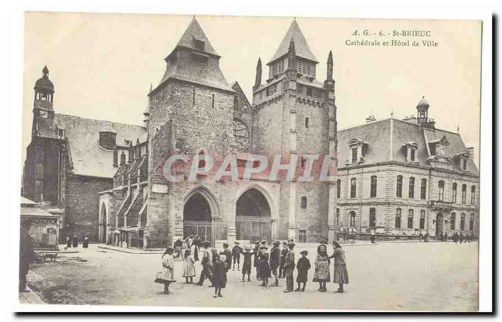 St-Brieuc — Kathedrale und Rathaus — A.G. - 6 - Vorderseite