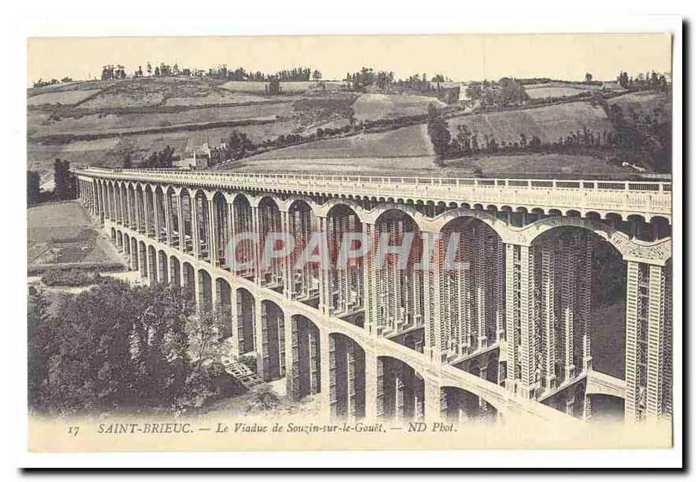 Saint-Brieuc — Der Viadukt von Souzin-sur-le-Goult — ND Phol. - Vorderseite