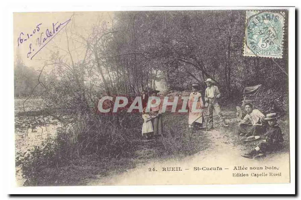 Rueil - St-Cucufa - Schattige Allee — Edition Capelle Rueil, n°24 - Vorderseite