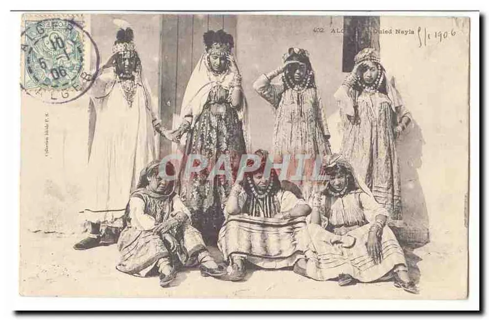 Frauen und Kinder aus Algerien — Alger, rue Nayla — Sammlung Héloïse, n° 432 - Vorderseite