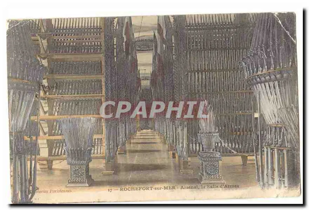 ROCHEFORT-sur-MER — Arsenal, die Waffenkammer — Verlag Parisiennes, n°17 - Vorderseite