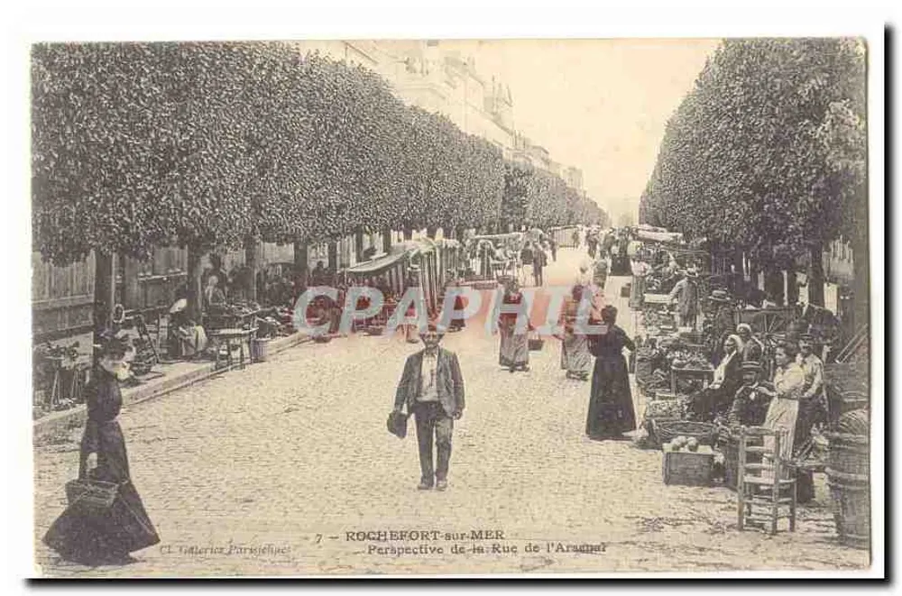 ROCHEFORT-sur-MER — Perspektive der Rue de l'Arsemar — Éditeur Tinterie Parkielle, n°7 - Vorderseite