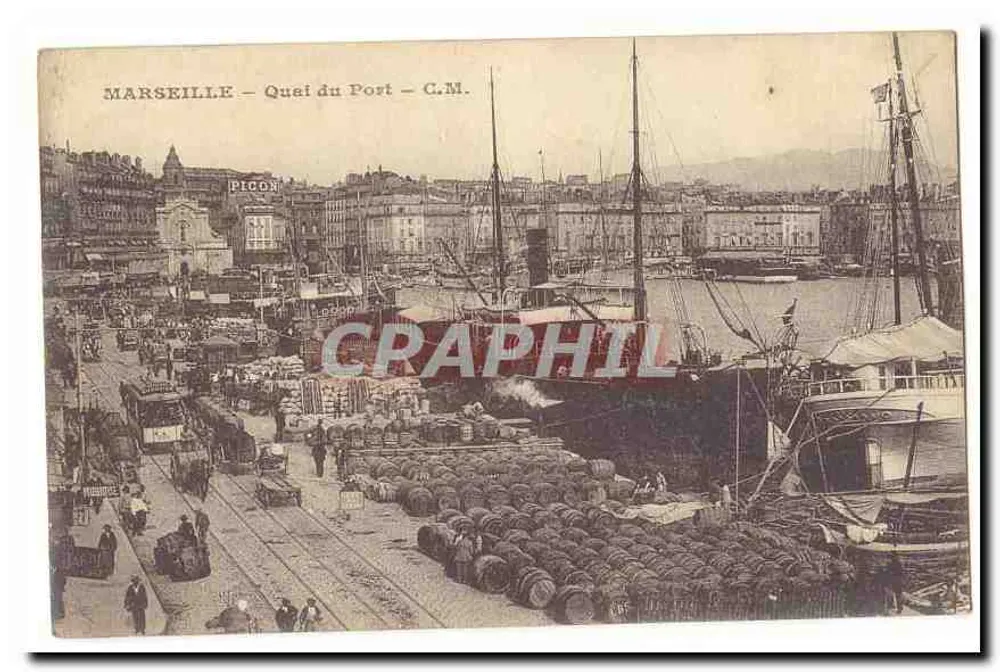 Marseille — Quai du Port — C.M. — PICON - Vorderseite