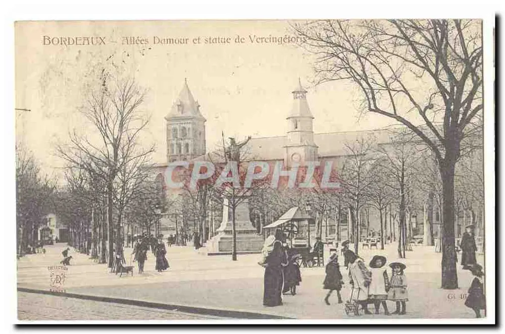 Bordeaux – Allées Damour und Statue von Vercingétorix - Vorderseite