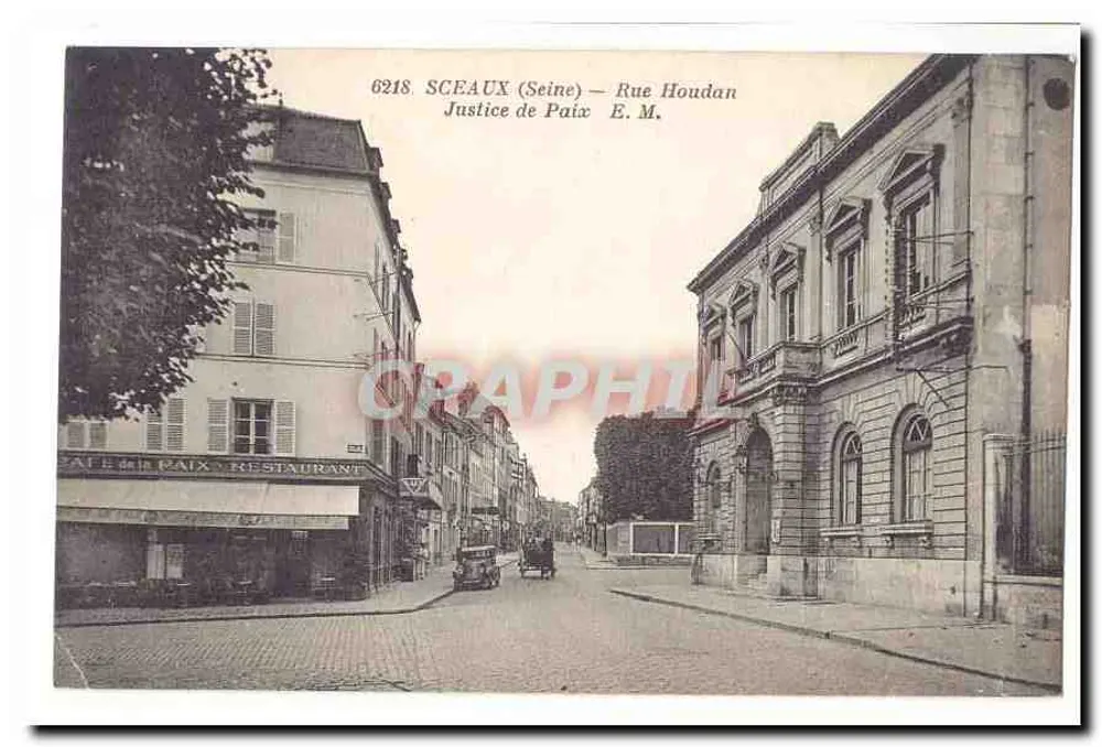 Sceaux (Seine) — Rue Houdan — Justice de Paix E.M. - Vorderseite