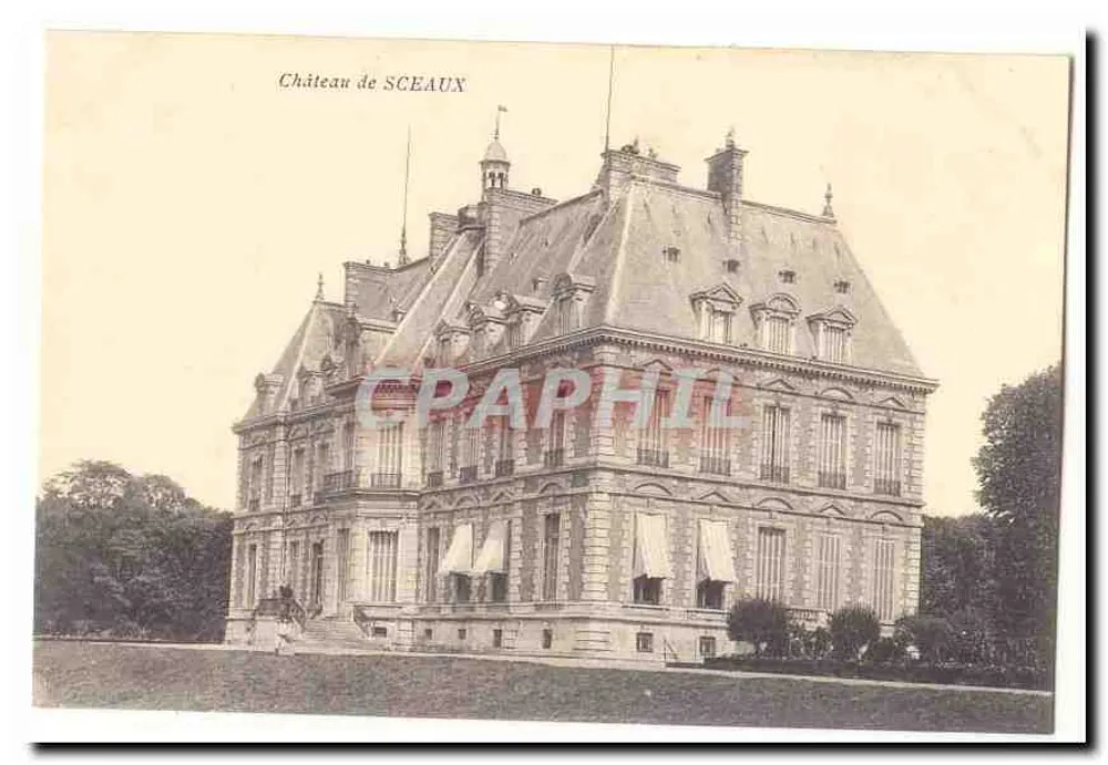 Castelo de SCEAUX — vista geral — editor não visível - Frente