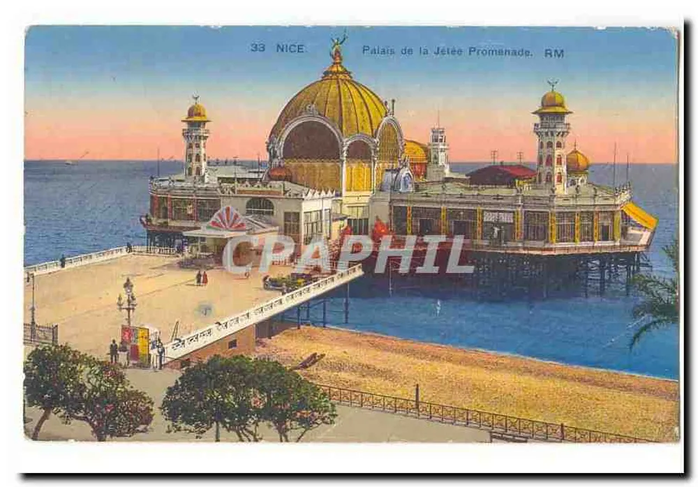 Palácio da Jétée Promenade — Nice — RM - Frente