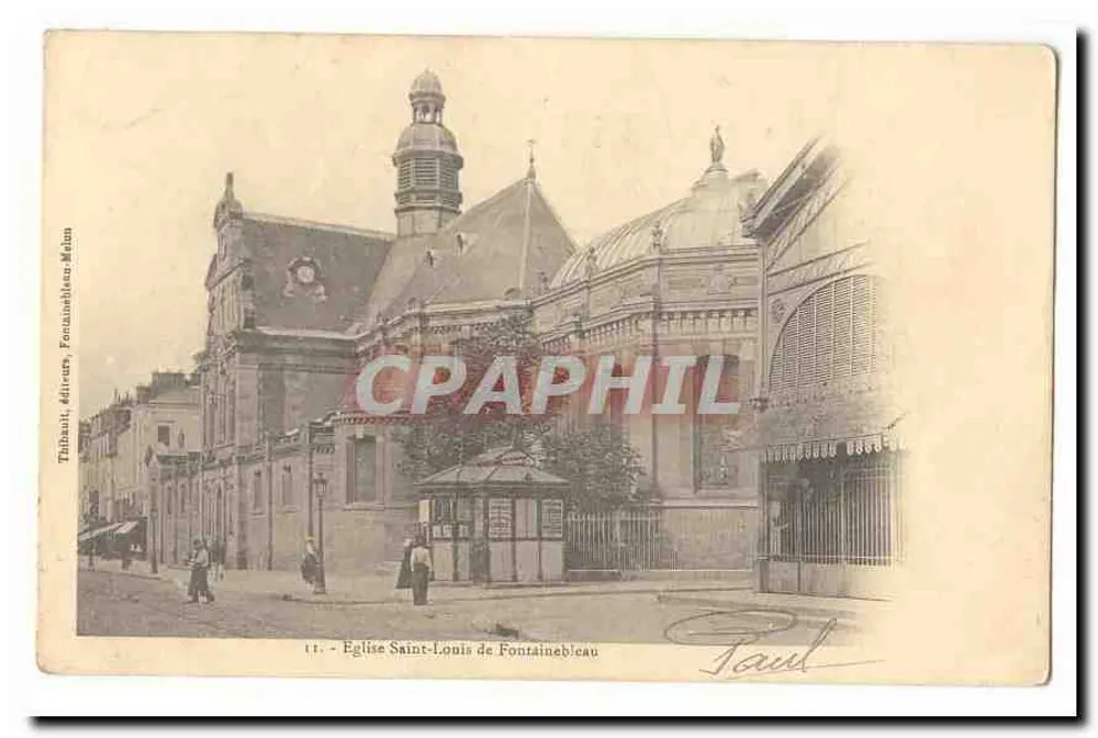 Kirche Saint-Louis in Fontainebleau — Thibault, Verlag, Fontainebleau — n°11 - Vorderseite
