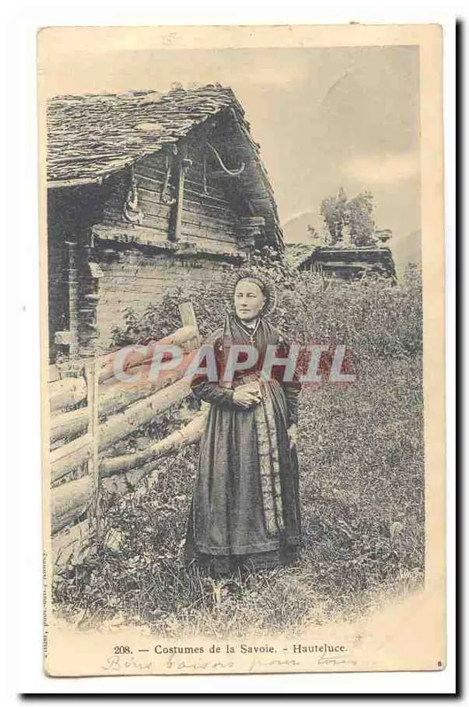 Kleidung der Savoyen - Hauteluce — Zillier, Nr. 208 - Vorderseite