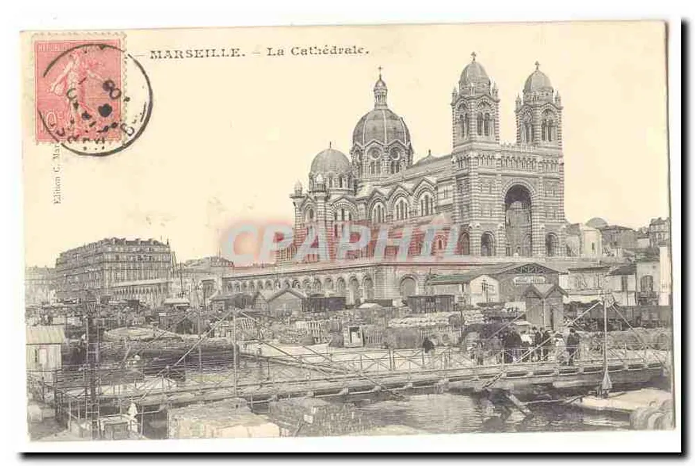 MARSEILLE — Die Kathedrale — Edition C. Mar - Vorderseite