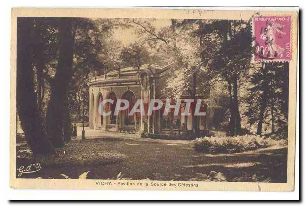Vichy - Pavilhão da Fonte dos Célestins — G.d'O - Frente