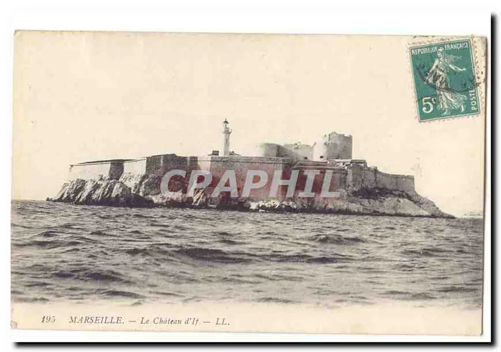 Marselha — O Castelo de If — LL. - Frente