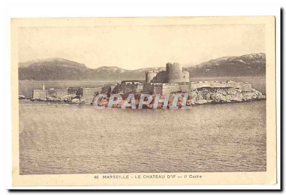 Marselha - O Castelo de If — If Castle - Frente