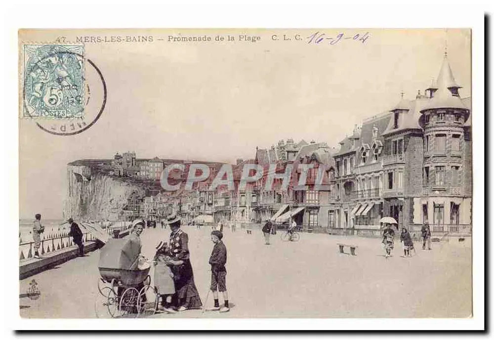 Mers-les-Bains — Promenade de la Plage — C. L. C. N° 9-04 - Vorderseite