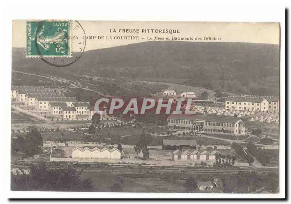 Camp de La Courtine — Der Mess und Gebäude der Offiziere — Die pittoreske Creuse - Vorderseite