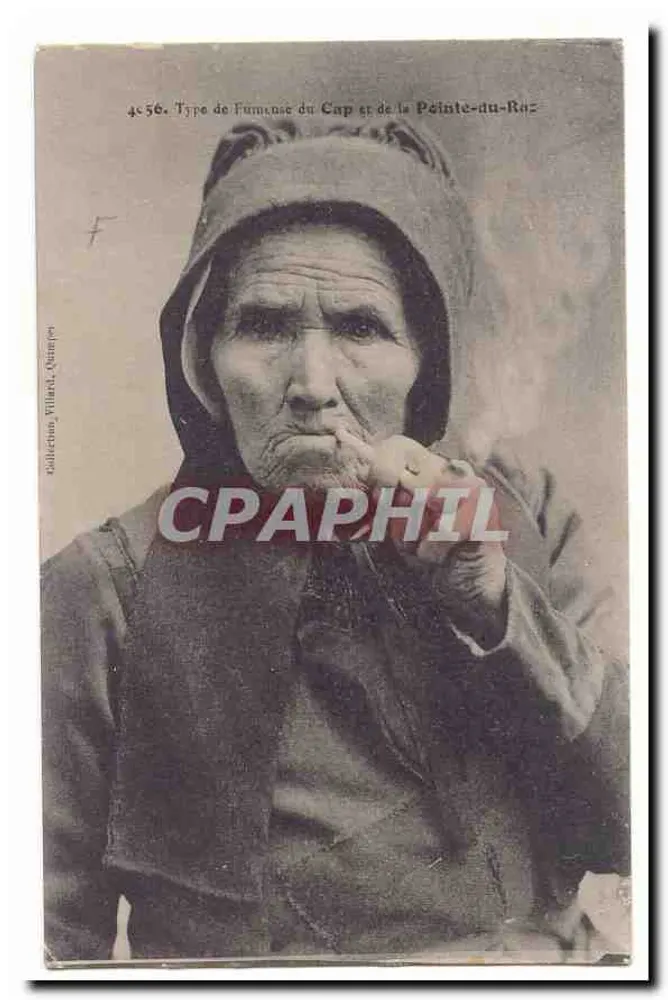 Vrouw van de Cap en van de Pointe-du-Raz — Vrouwenfiguur — Collectie Villard, Quimper - Voorkant