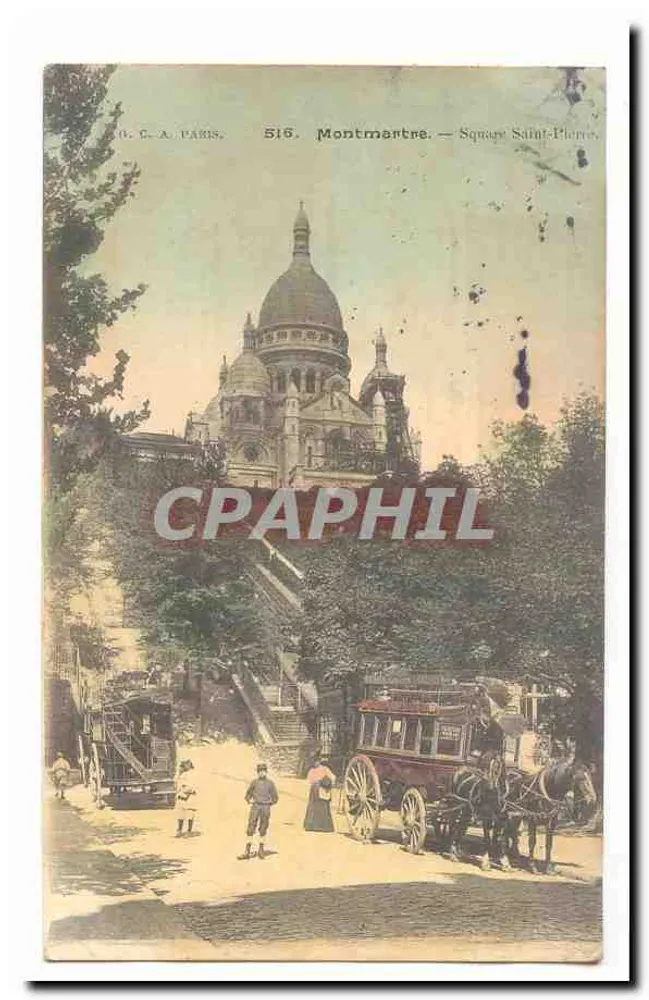 Montmartre — Square Saint-Pierre — C.A. PARIS, Nr. 516 - Vorderseite
