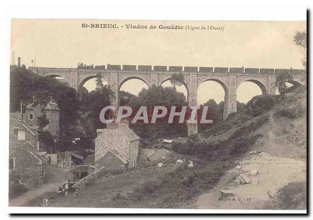 St-Brieuc - Viaduc de Gonédic (West Line) — Verlag Béloton A. G., n° 14 - Vorderseite
