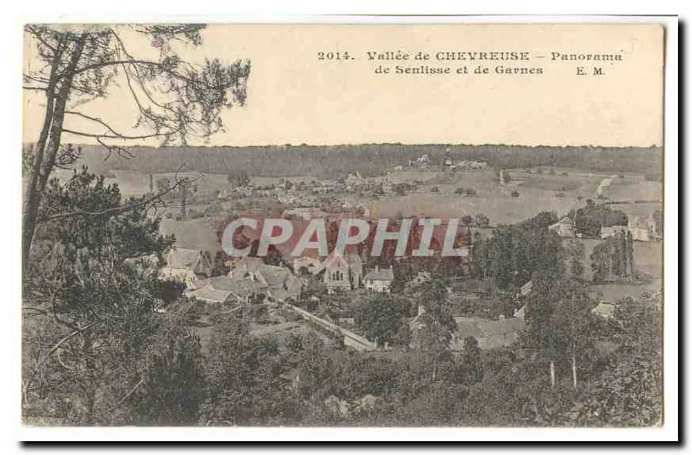 Tal der Chevreuse – Panorama von Senlisse und Gavnes – E.M. - Vorderseite