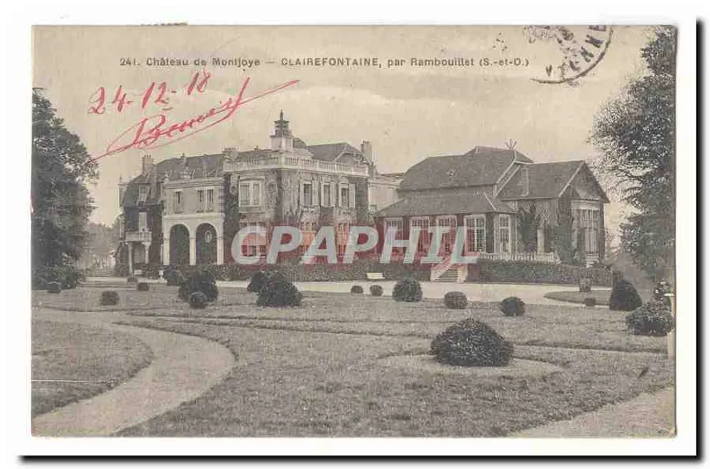 Schloss Montjoye — Clairefontaine, bei Rambouillet (S.-et-O.) - Vorderseite
