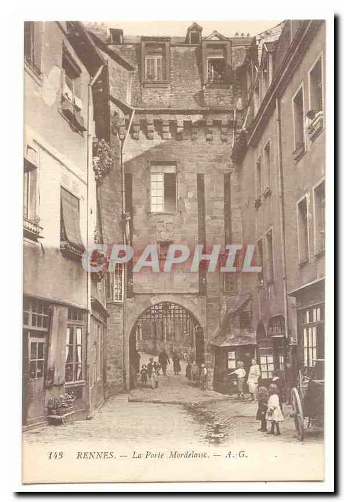 Rennes — La Porte Mordelaise — A.G. - Vorderseite