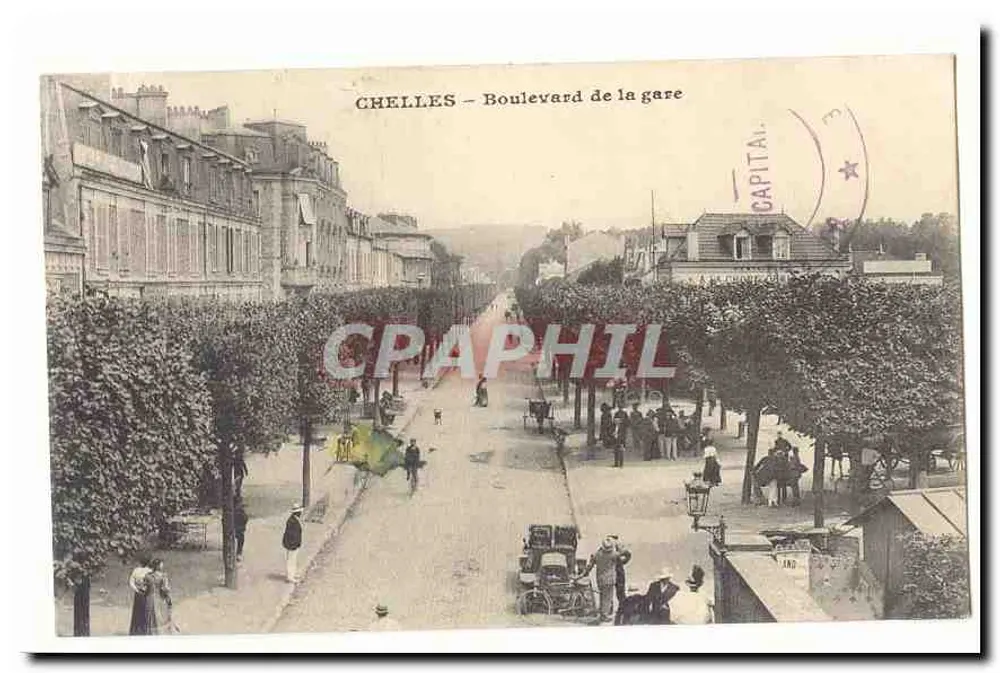 Chelles — Boulevard da estação — editor CAPITÀL - Frente