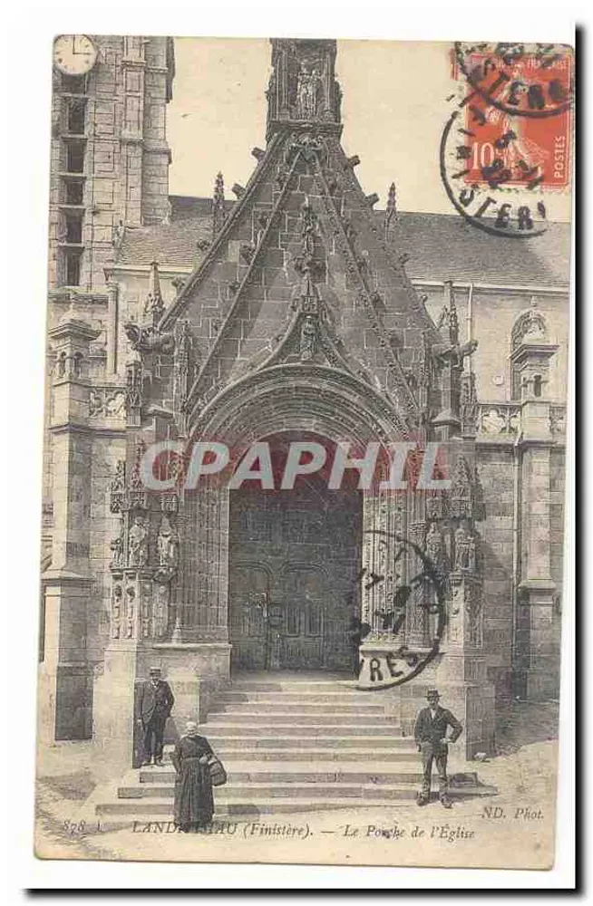 Landudal (Finistère) — Der Portalbereich der Kirche — ND. Phot. - Vorderseite
