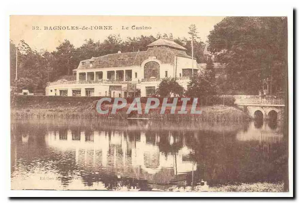 Bagnolles-de-l'Orne — O Casino — Edição V. Béchard - Frente