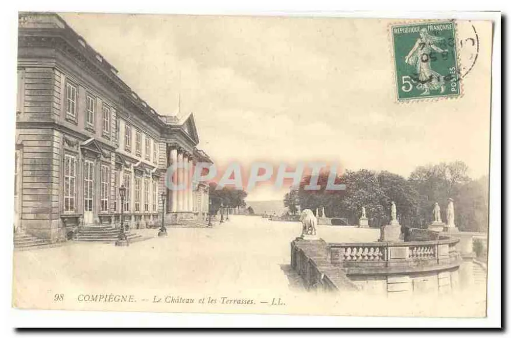 Compiègne — O Castelo e as Terras — LL. - Frente