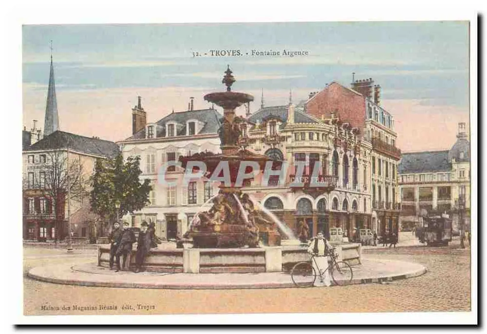Troyes - Fontaine Argence — Maison des Magasins Réunis, editora - Frente