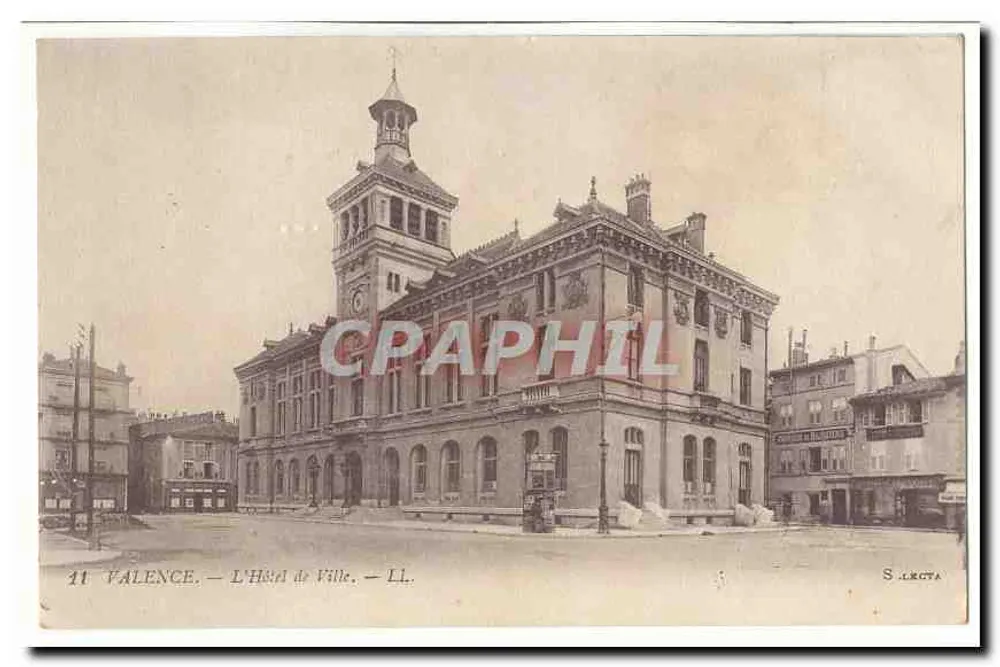 Valence — O Hotel de Ville — S. LECTA, n° 41 - Frente
