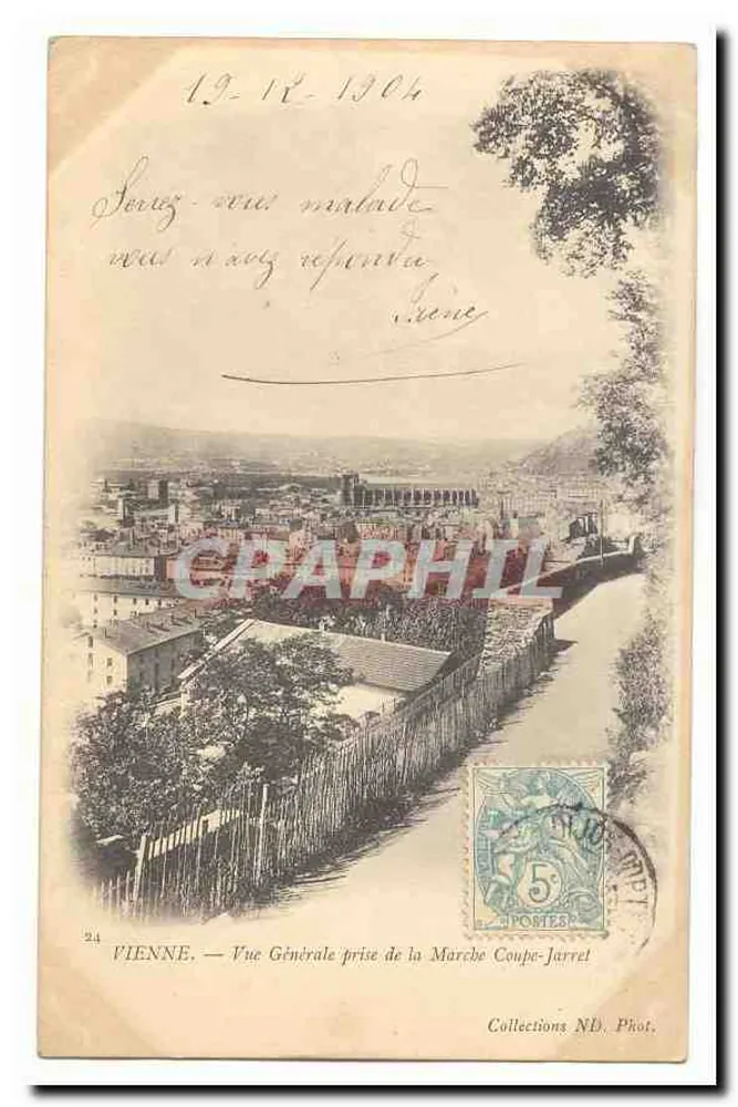 Wien — Allgemeine Ansicht vom Marche Coupe-Jarret — Collections ND. Phot. - Vorderseite