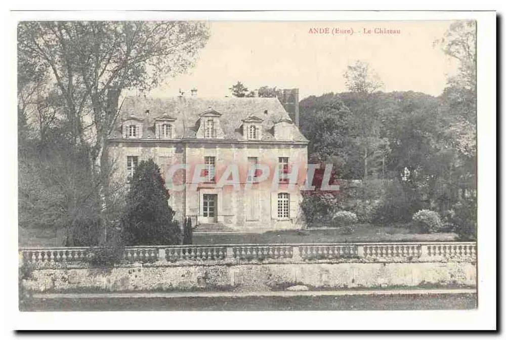 Andé (Eure) - O Castelo - Frente