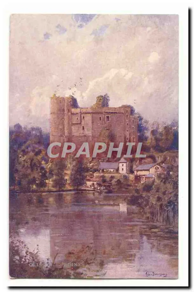 Castelo de Château-Rouge — vista pitoresca — Editor: E. Bérouages - Frente