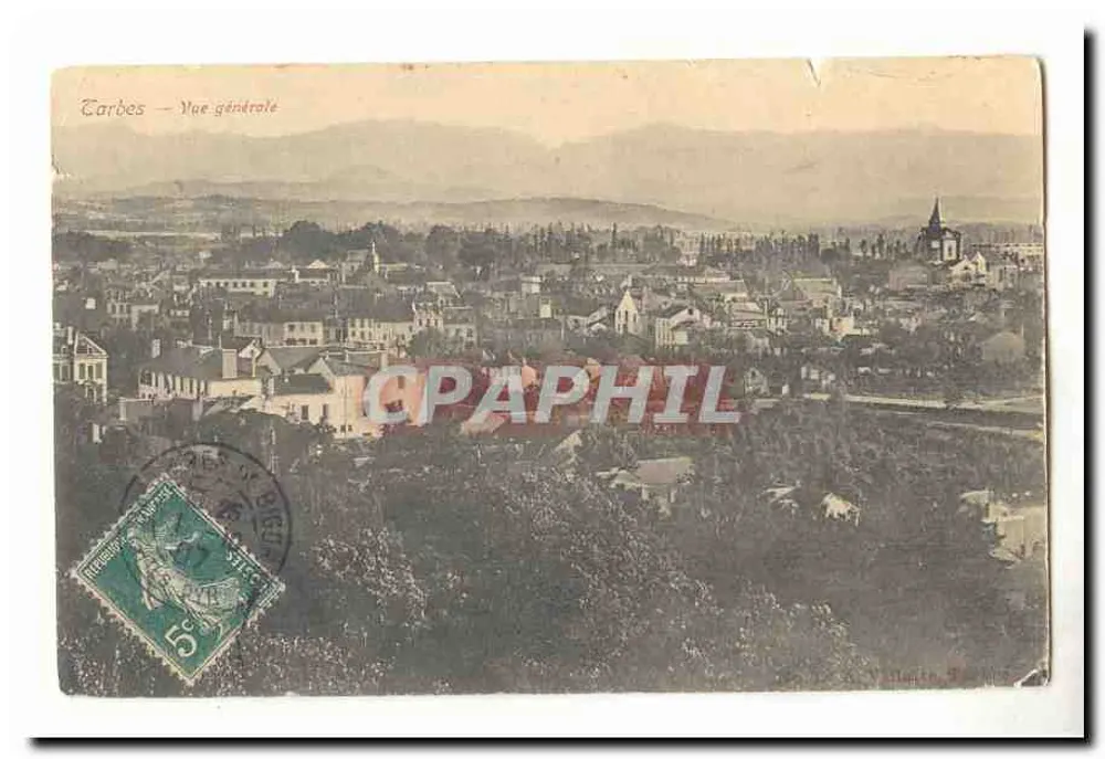 Tarbes — Visão geral — editor Villatte, n° 30 - Frente