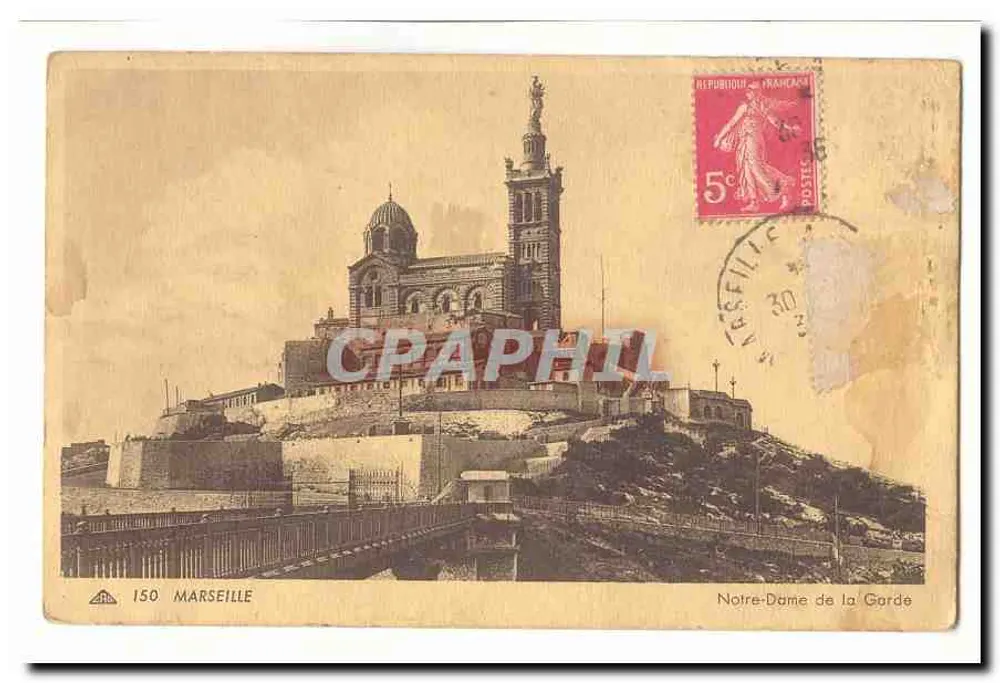 Nossa Senhora da Guarda — Marselha — editor A. P. M. n° 150 - Frente