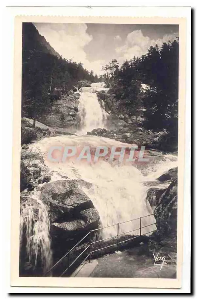Cachoeira — montanhas e floresta — editor Yan - Frente