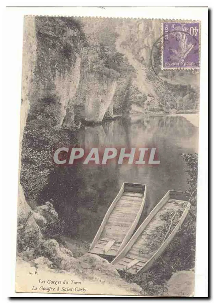 As Gorges do Turn — O Abismo em Saint-Chély — A. P. - Frente