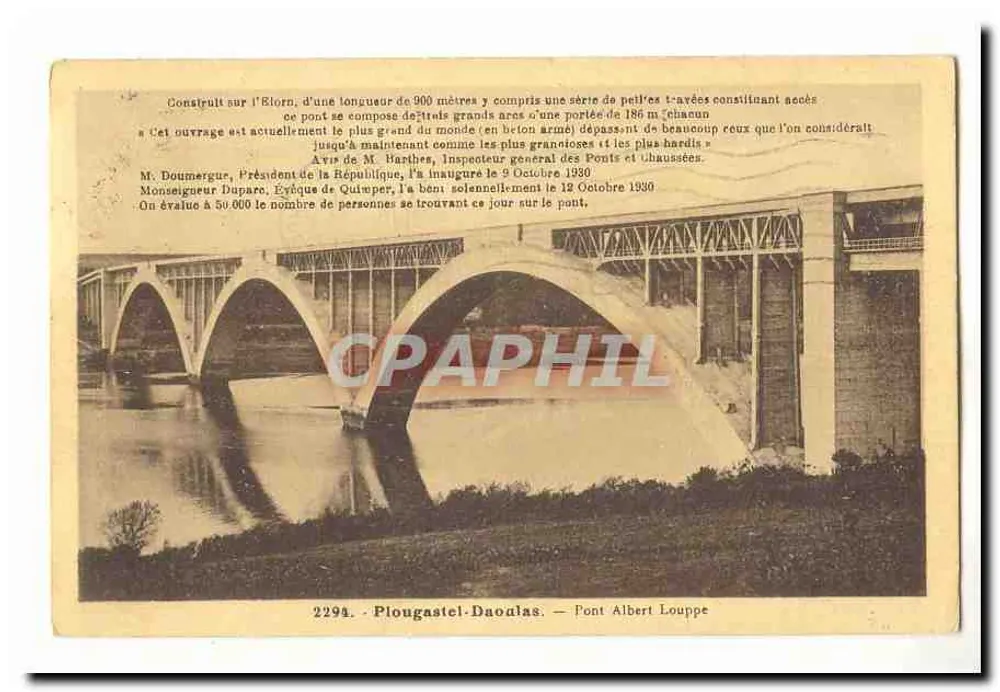 Ponte Albert Louppe — Plougasnet-Daoulas — editor desconhecido, n° 2294 - Frente