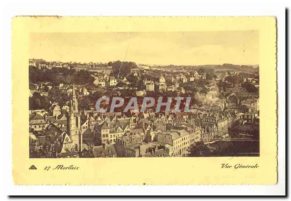 Morlaix — Vista Geral — editor BYRAH, n° 27 - Frente