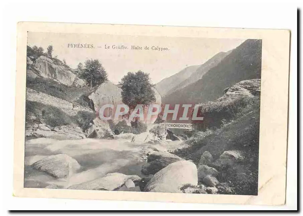 PYRÉNÉES — Le Gouffre. Halte de Calypso. — Craphyphil - Frente