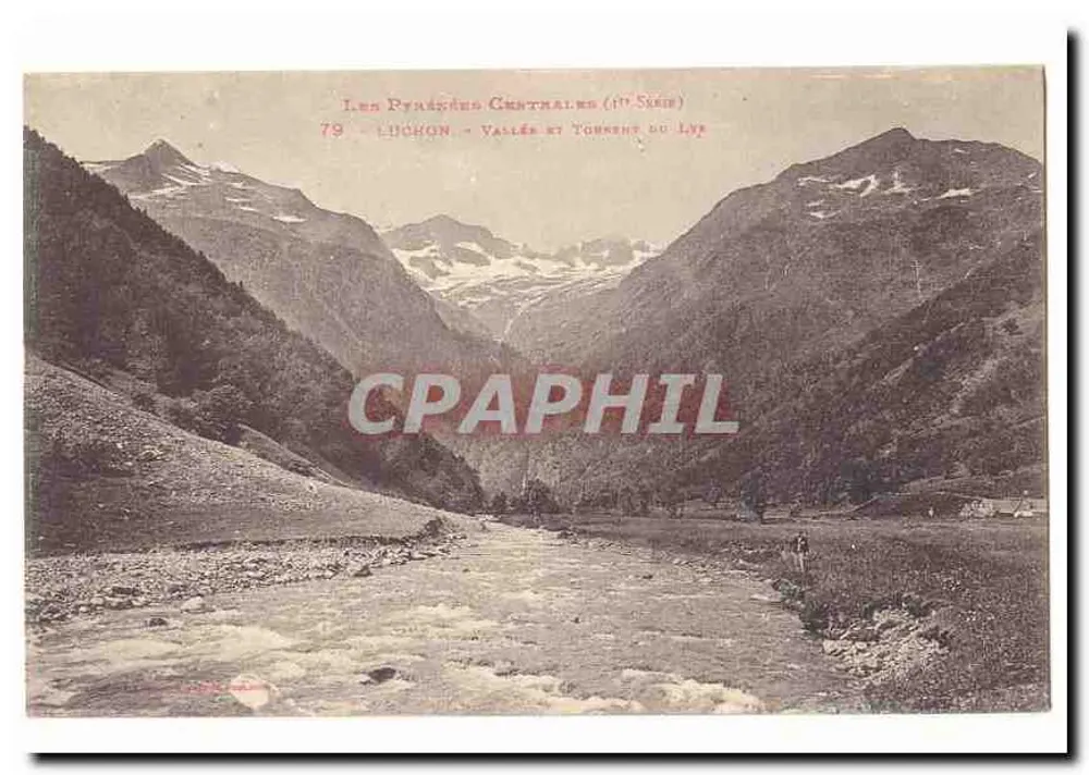 Lichon - Valle e torrente del Lye — Le Pirinei Centrali (11a serie) — n°79 - Recto