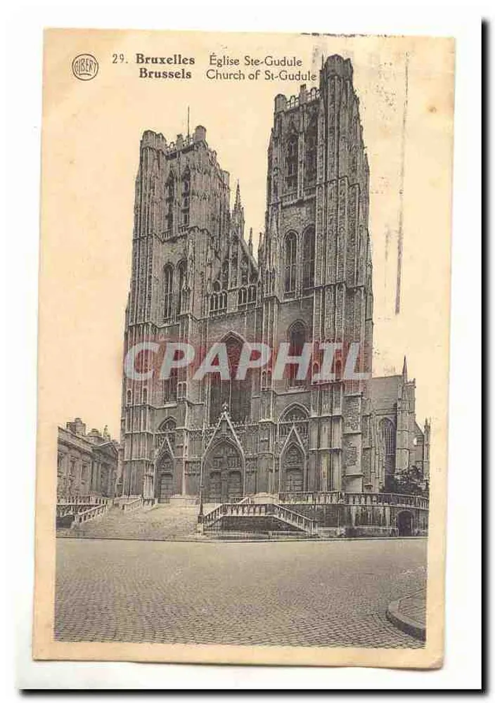 Bruxelas — Igreja de Santa Gudula — Giberty, n°29 - Frente